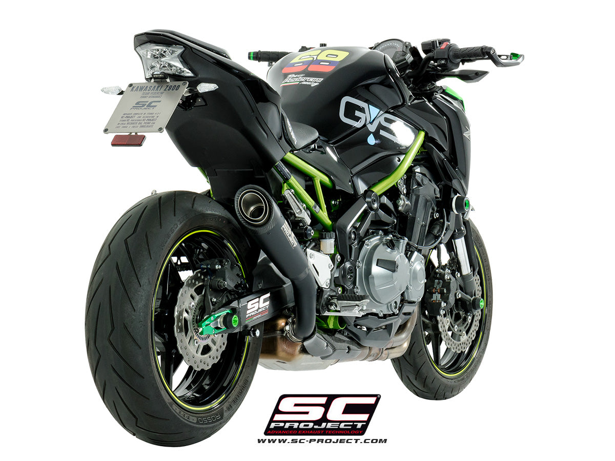 Picture of S1 titanium exhaust, matt black