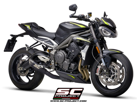 Picture of S1 titanium exhaust, matt black