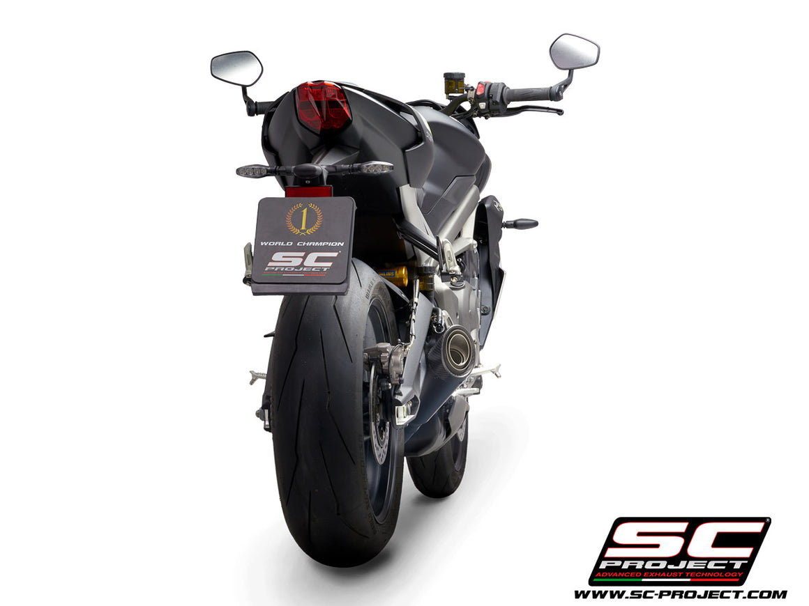 Picture of S1 titanium exhaust, matt black