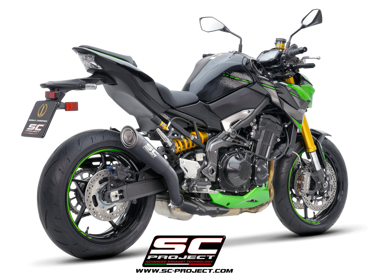 Picture of S1 titanium exhaust, matt black