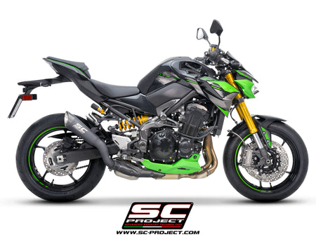 Picture of S1 titanium exhaust, matt black