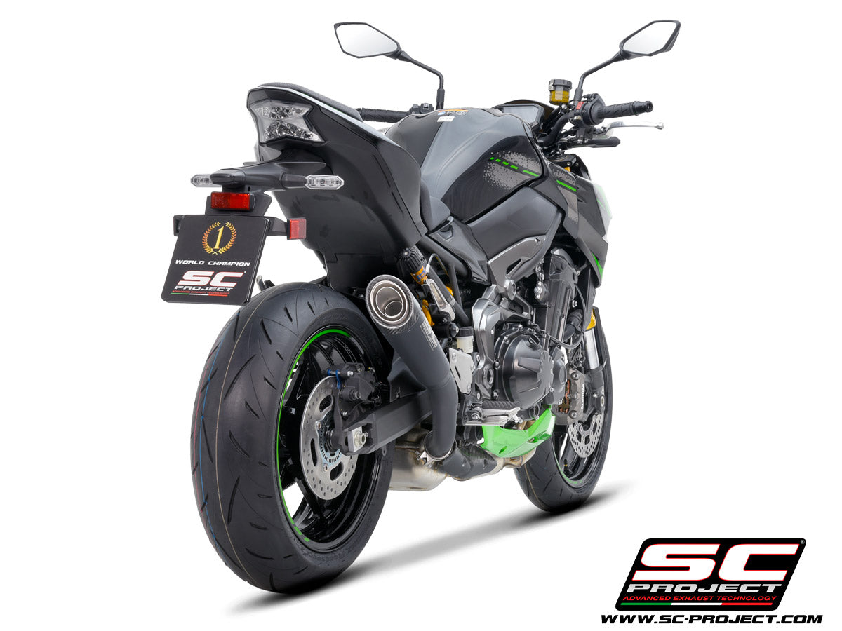 Picture of S1 titanium exhaust, matt black