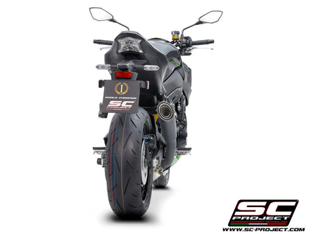 Picture of S1 titanium exhaust, matt black