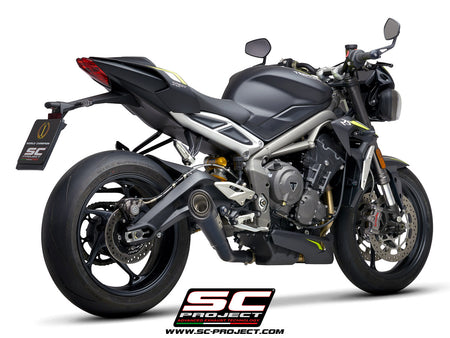 Picture of S1 titanium exhaust, matt black