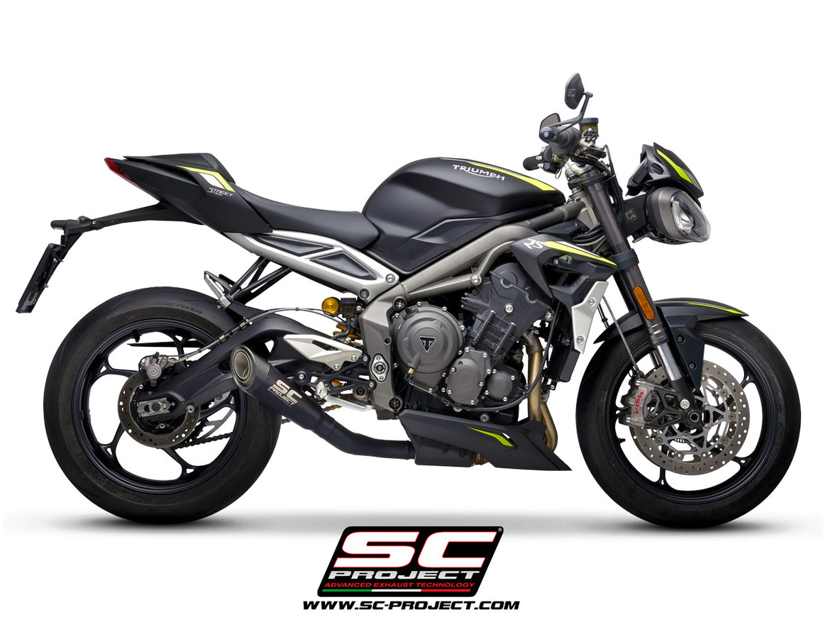Picture of S1 titanium exhaust, matt black