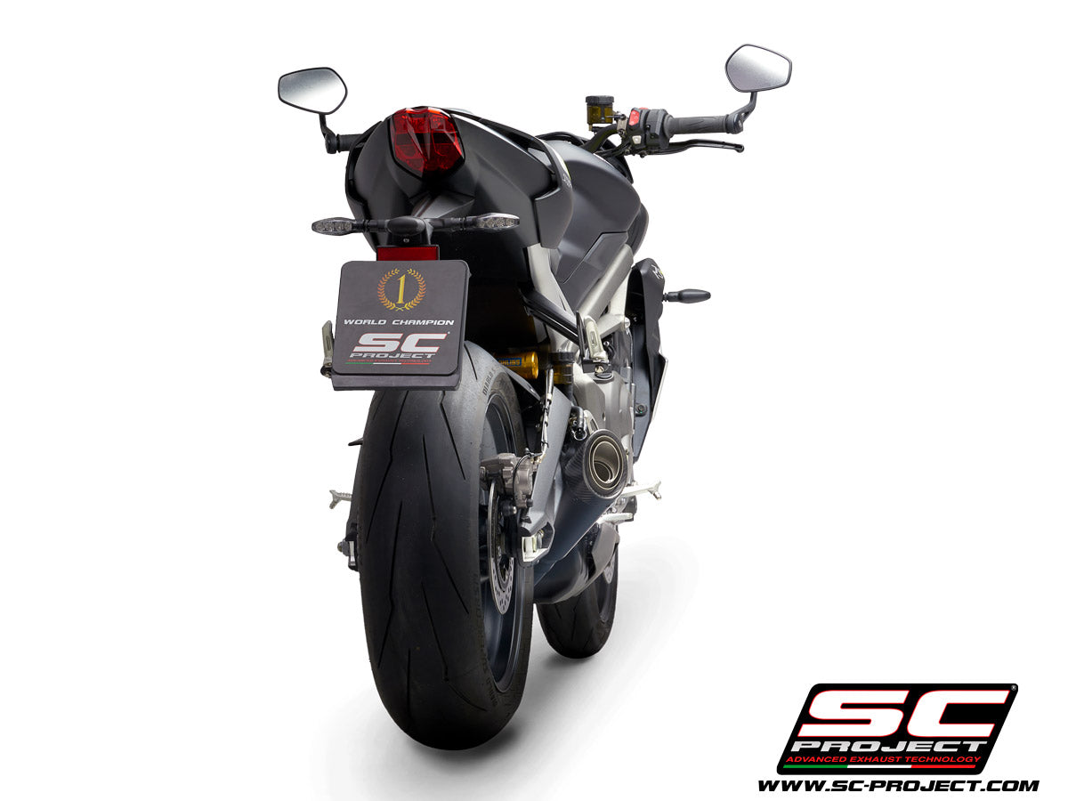 Picture of S1 titanium exhaust, matt black