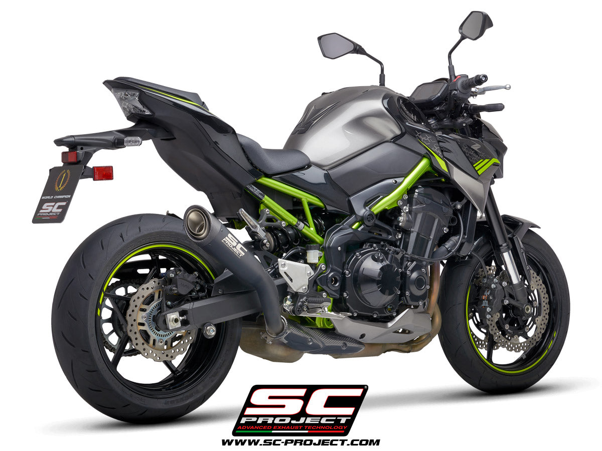 Picture of S1 titanium exhaust, matt black