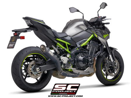 Picture of S1 titanium exhaust, matt black