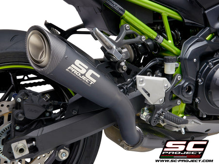 Picture of S1 titanium exhaust, matt black