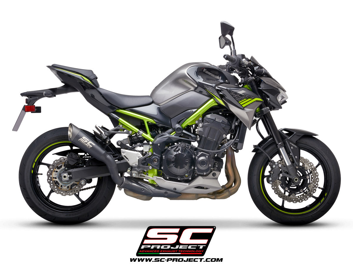 Picture of S1 titanium exhaust, matt black