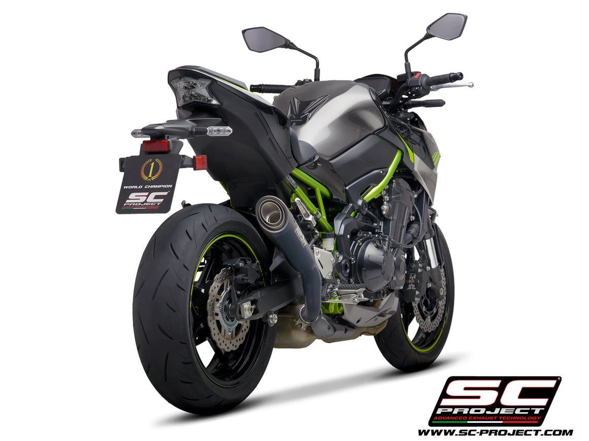 Picture of S1 titanium exhaust, matt black