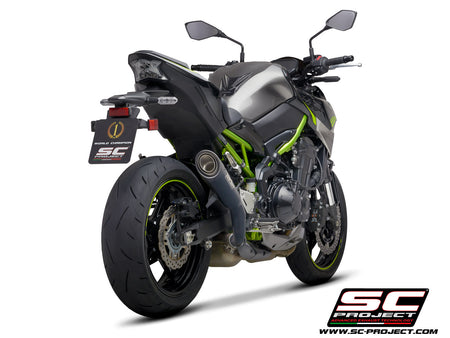 Picture of S1 titanium exhaust, matt black