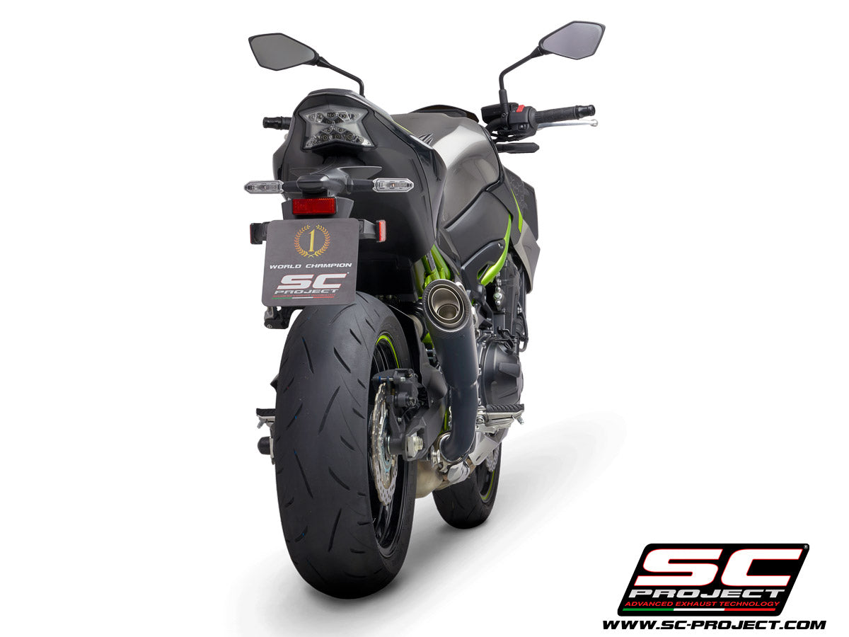 Picture of S1 titanium exhaust, matt black