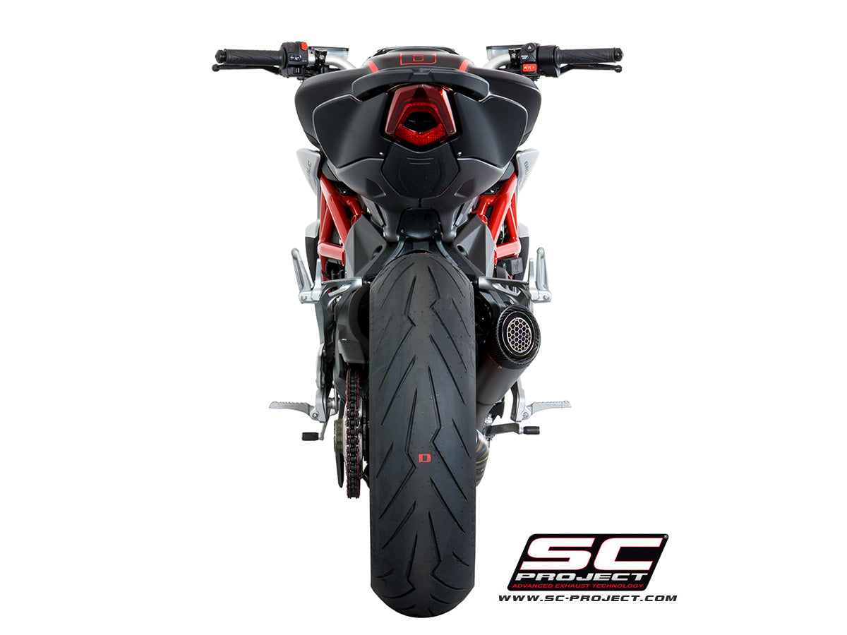 Picture of S1 titanium exhaust, with welded sector link pipe
