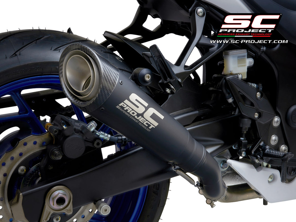 Picture of S1 titanium exhaust, matt black