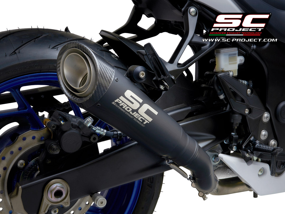 Picture of S1 titanium exhaust, matt black