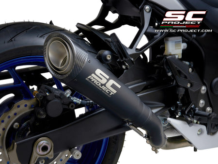 Picture of S1 titanium exhaust, matt black