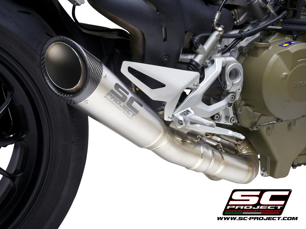 Picture of 2-1 Half-system titanium, with S1 titanium exhaust