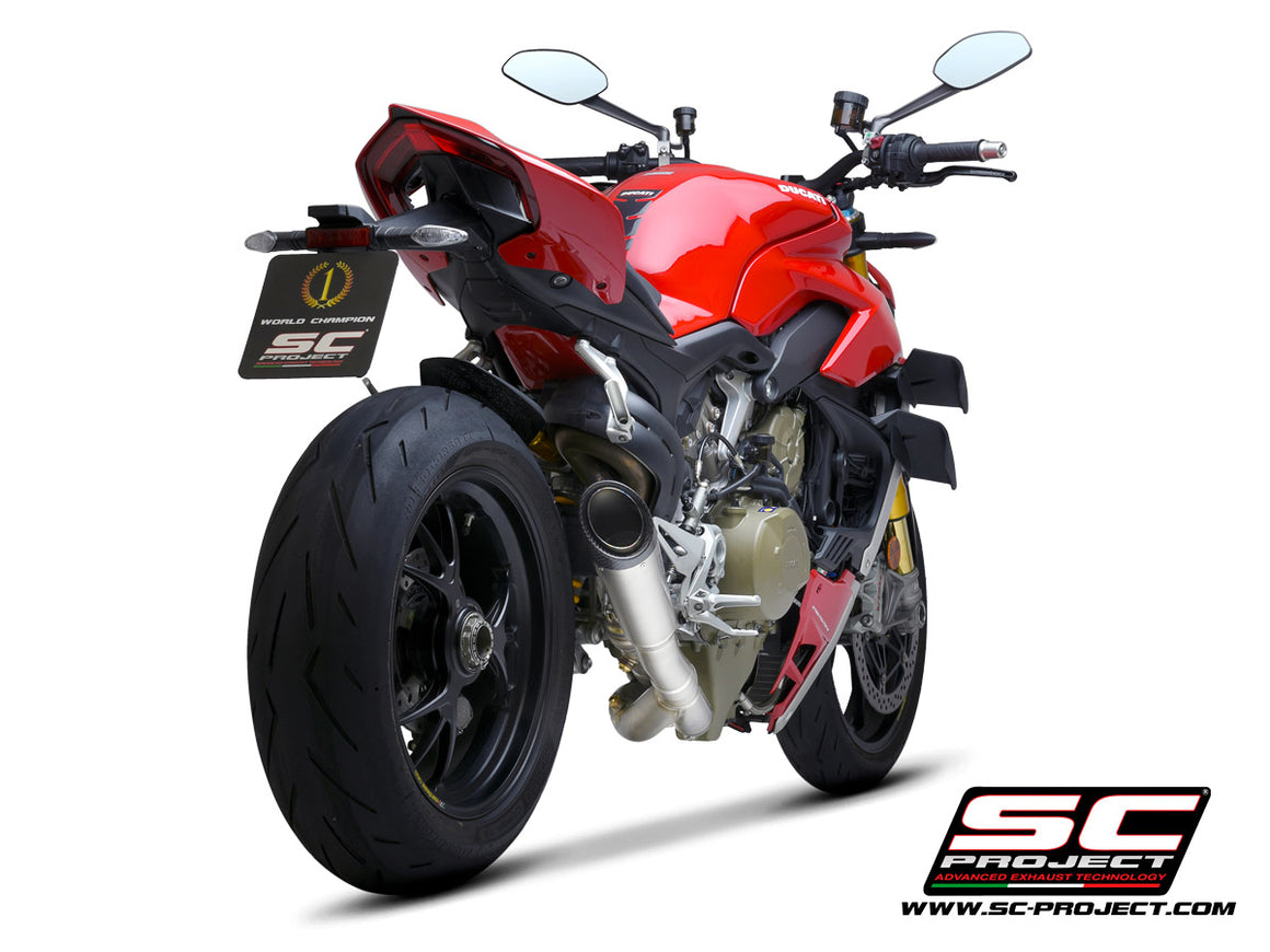 Picture of 2-1 Half-system titanium, with S1 titanium exhaust