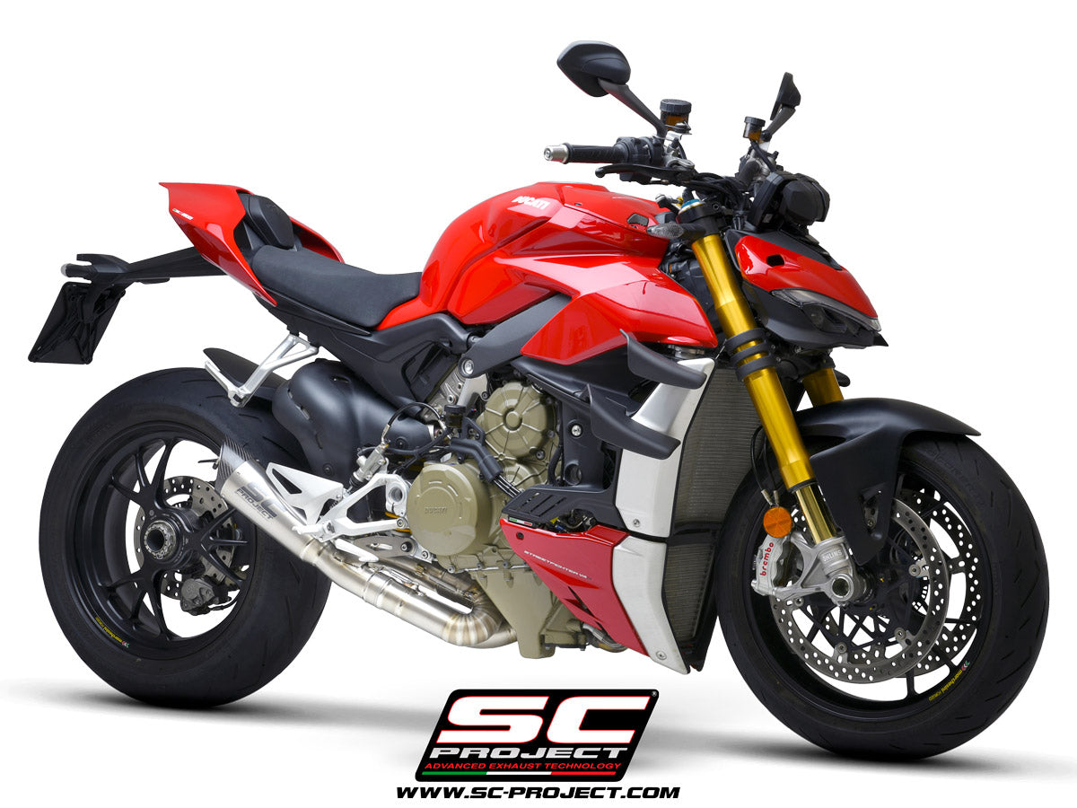 Picture of 2-1 Half-system titanium, with S1 titanium exhaust