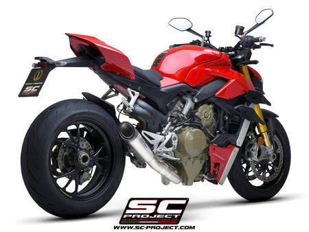 Picture of 2-1 Half-system titanium, with S1 titanium exhaust