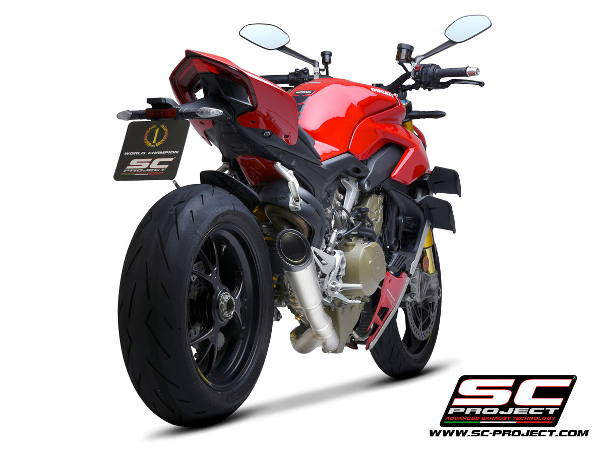 Picture of 2-1 Half-system titanium, with S1 titanium exhaust
