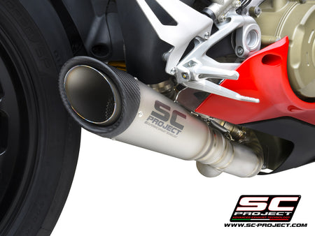 Picture of 2-1 Half-system titanium, with S1 titanium exhaust
