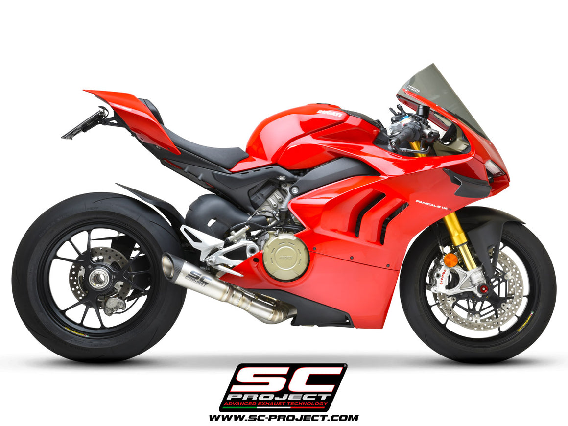 Picture of 2-1 Half-system titanium, with S1 titanium exhaust
