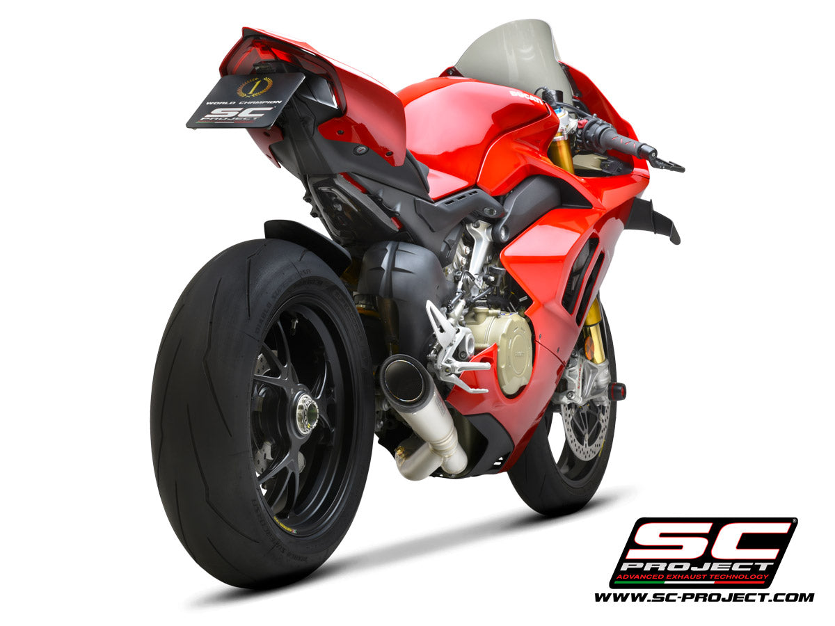 Picture of 2-1 Half-system titanium, with S1 titanium exhaust