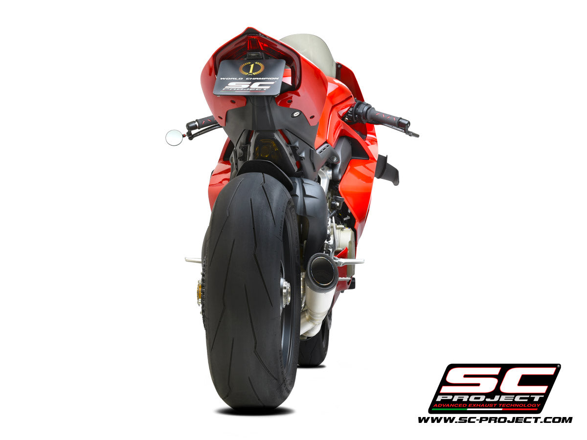 Picture of 2-1 Half-system titanium, with S1 titanium exhaust