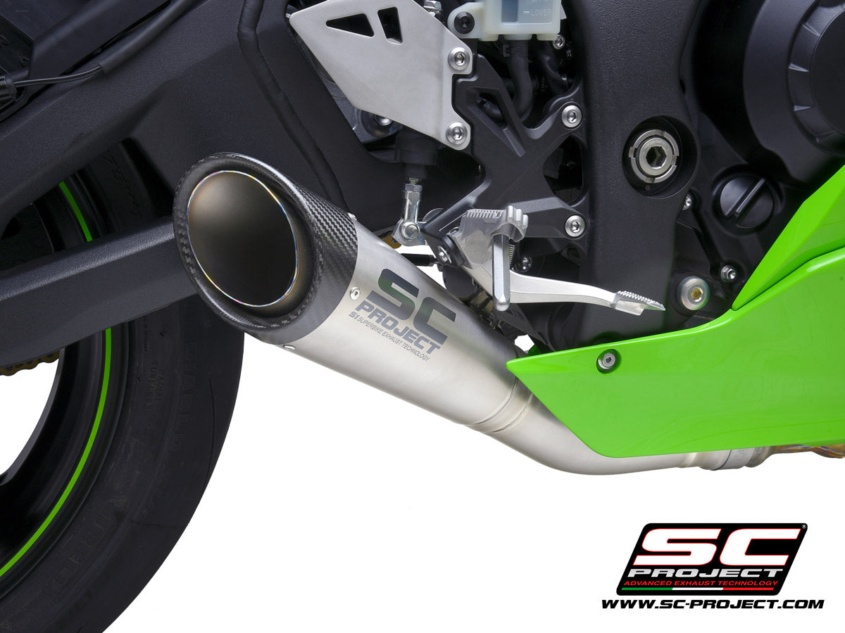 Picture of S1 titanium exhaust, with de-cat link pipe