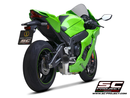 Picture of S1 titanium exhaust, with de-cat link pipe