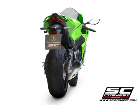 Picture of S1 titanium exhaust, with de-cat link pipe