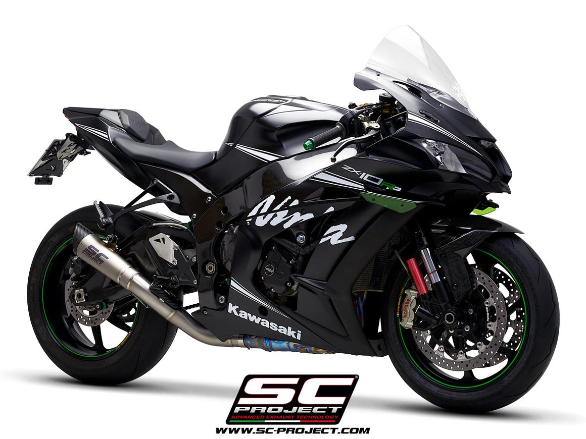 Picture of S1 titanium exhaust, with de-cat link pipe