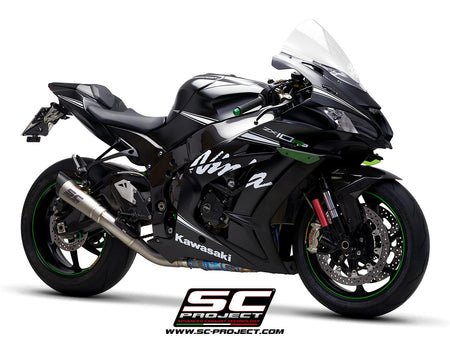 Picture of S1 titanium exhaust, with de-cat link pipe