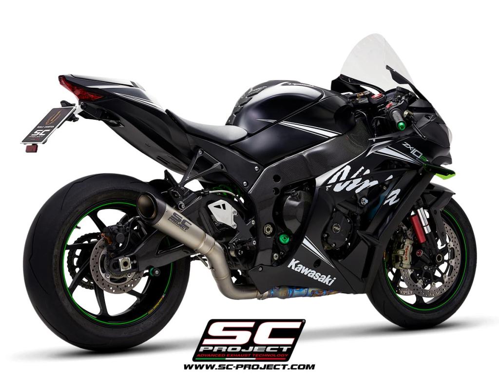 Picture of S1 titanium exhaust, with de-cat link pipe