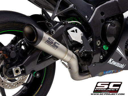 Picture of S1 titanium exhaust, with de-cat link pipe