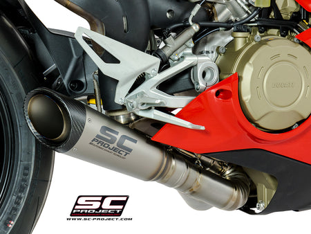 Picture of 2-1 Half-system titanium, with S1 titanium exhaust