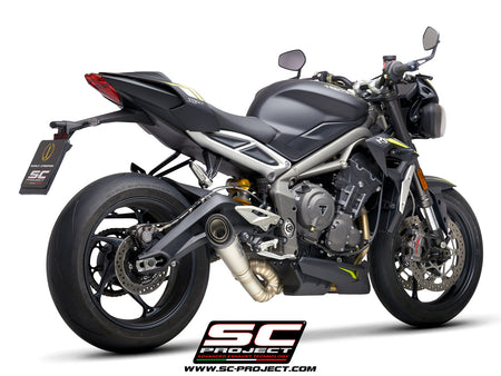 Picture of S1 titanium exhaust, with welded sector link pipe