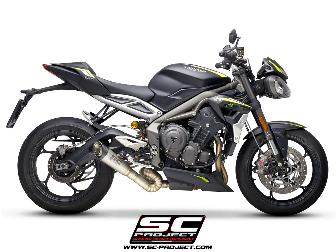 Picture of S1 titanium exhaust, with welded sector link pipe
