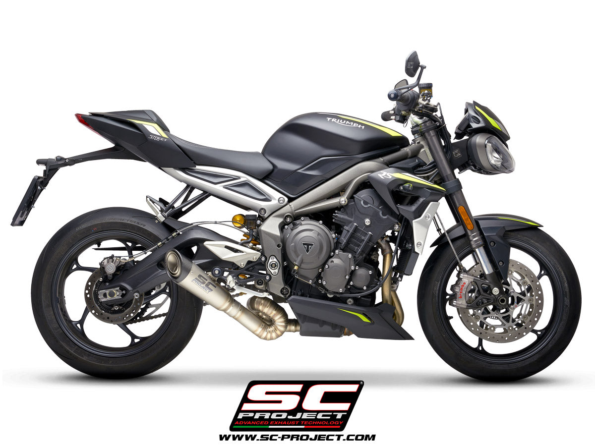 Picture of S1 titanium exhaust, with welded sector link pipe