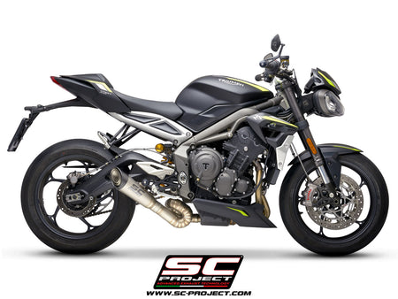 Picture of S1 titanium exhaust, with welded sector link pipe