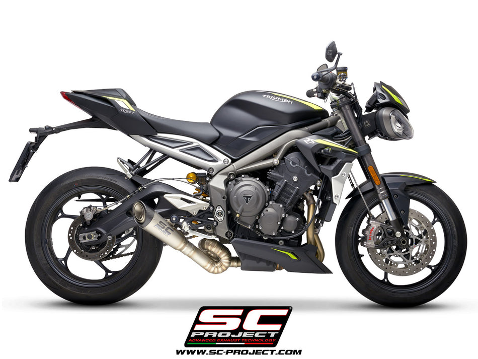 Picture of S1 titanium exhaust, with welded sector link pipe