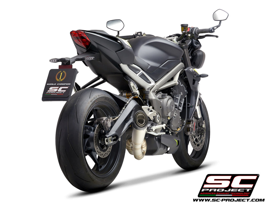 Picture of S1 titanium exhaust, with welded sector link pipe