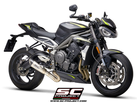Picture of S1 titanium exhaust, with welded sector link pipe