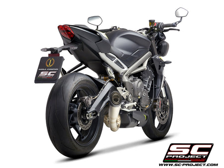 Picture of S1 titanium exhaust, with welded sector link pipe