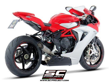 Picture of S1 titanium exhaust, with welded sector link pipe