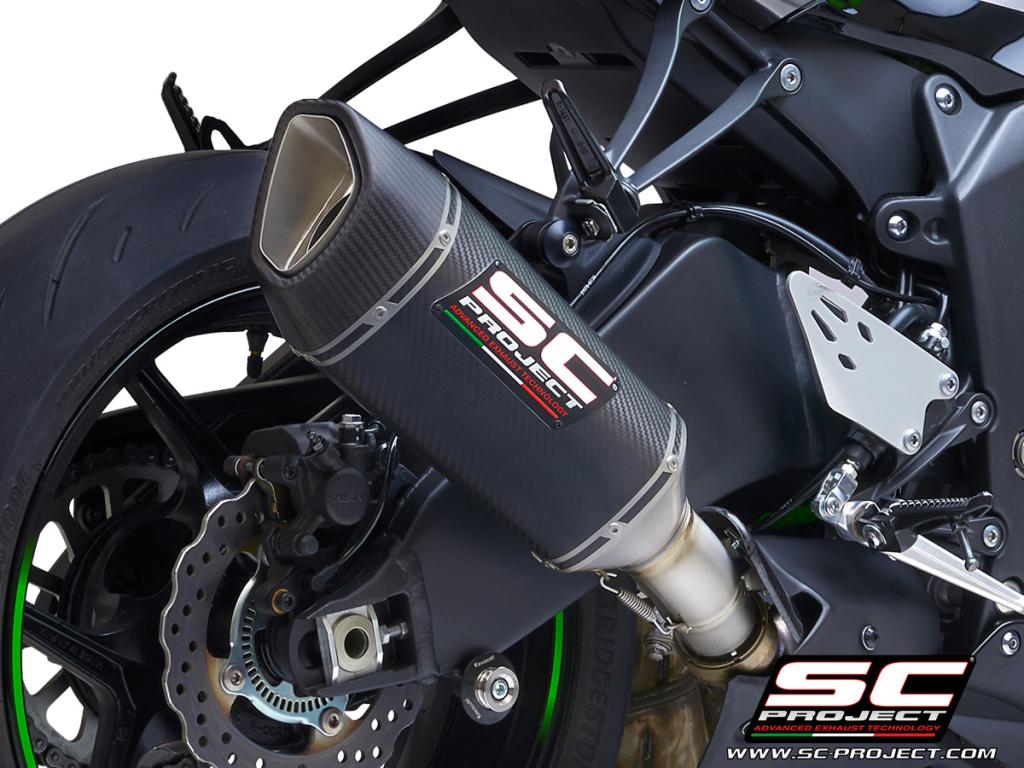 Picture of SC1-R carbon fibre exhaust