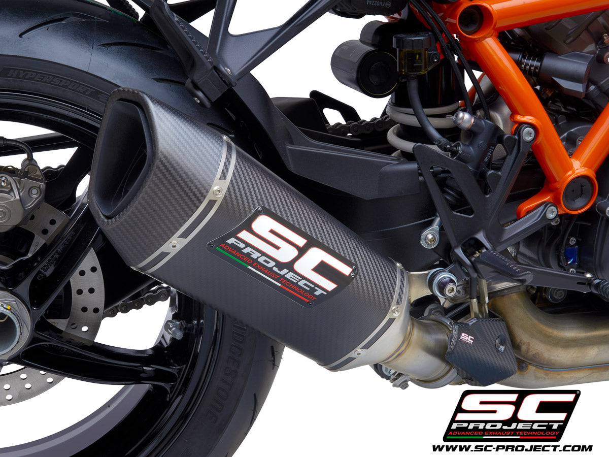 Picture of SC1-R carbon fibre exhaust
