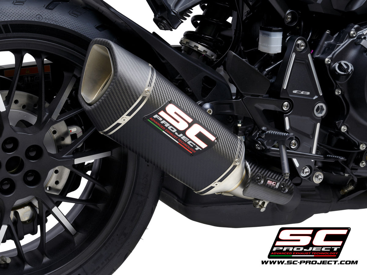 Picture of SC1-R carbon fibre exhaust